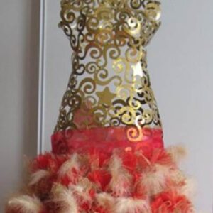 buste, mode, couture, urne, tirelire, location, décoration, mariage, Decorevents, Gironde, Bordeaux, Aquitaine, métal, mannequin, princesse, conte de fée