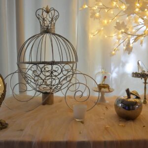 carrosse, métal, urne, tirelire, EVJF, princesse, conte de fée, disney, cendrillon, location, décoration, mariage, Décorevents, Gironde, Bordeaux, Aquitaine