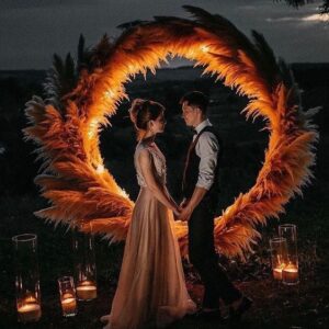 arche, ronde, cérémonie, laïque, photo, mariés, location, décoration, mariage, Décorevents, Gironde, Bordeaux, aquitaine