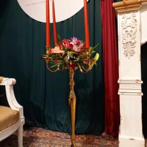 chandelier, bougeoir, bougie, candélabre, lumière, décoration, table, réception, location, mariage, Décorevents, Gironde, Bordeaux, aquitaine
